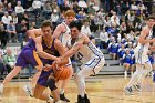 MBBall vs Emerson  Wheaton College Men's Basketball vs Emerson College is the first round of the NEWMAC Basketball Championships. - Photo By: KEITH NORDSTROM : Wheaton, basketball, NEWMAC MBBall2024